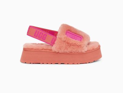 UGG Disco Slide Slippers for Womens - Coral India